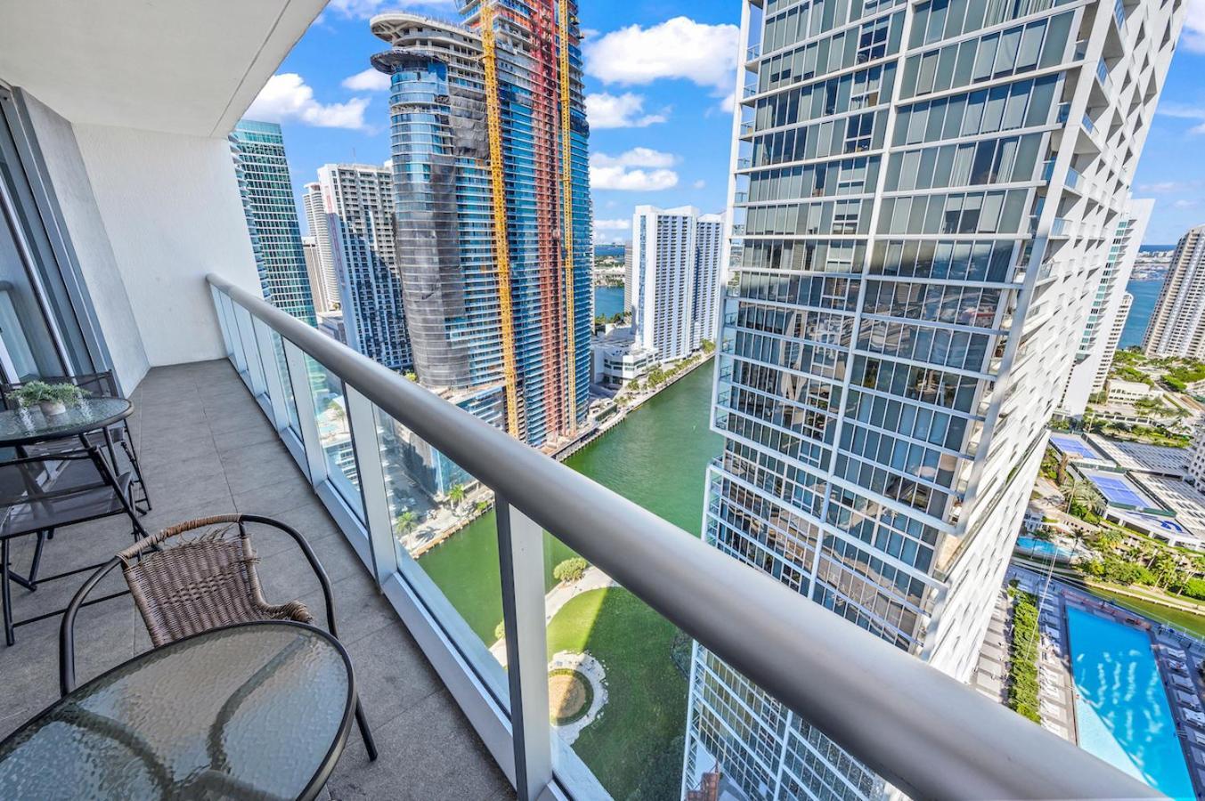 *Iconic W Icon Condo/ Pool&Waterviews*Freespa* Miami Exterior foto